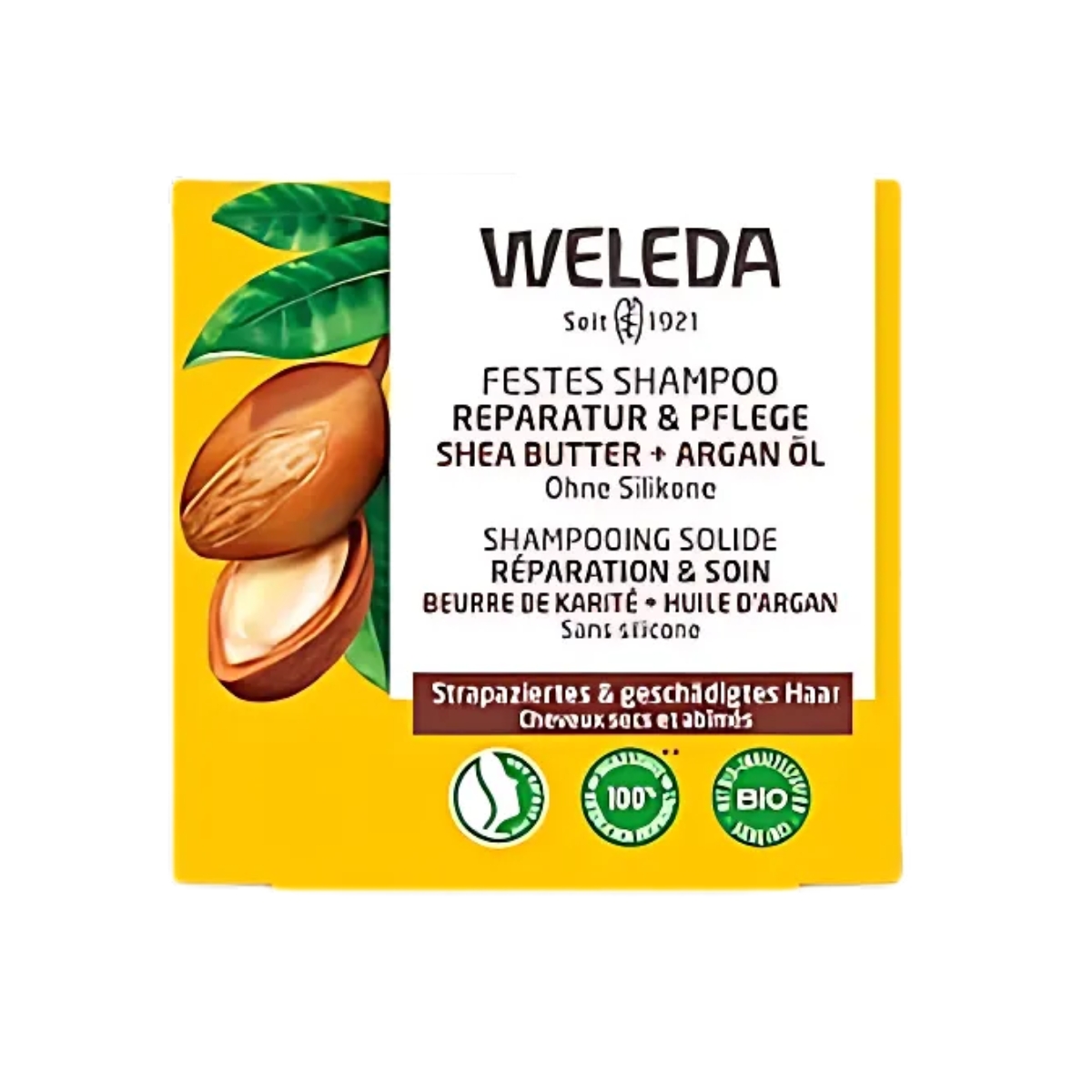 Shampooing solide réparation & soin Weleda 50 g Shampooing solide réparation & soin Weleda 50 g