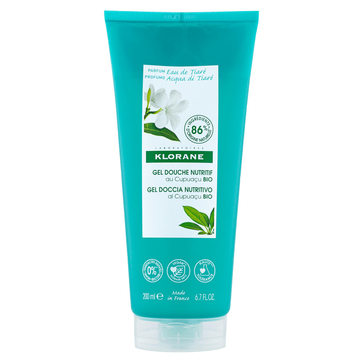 Klorane Duschgel Tiaréwasser 200 ml