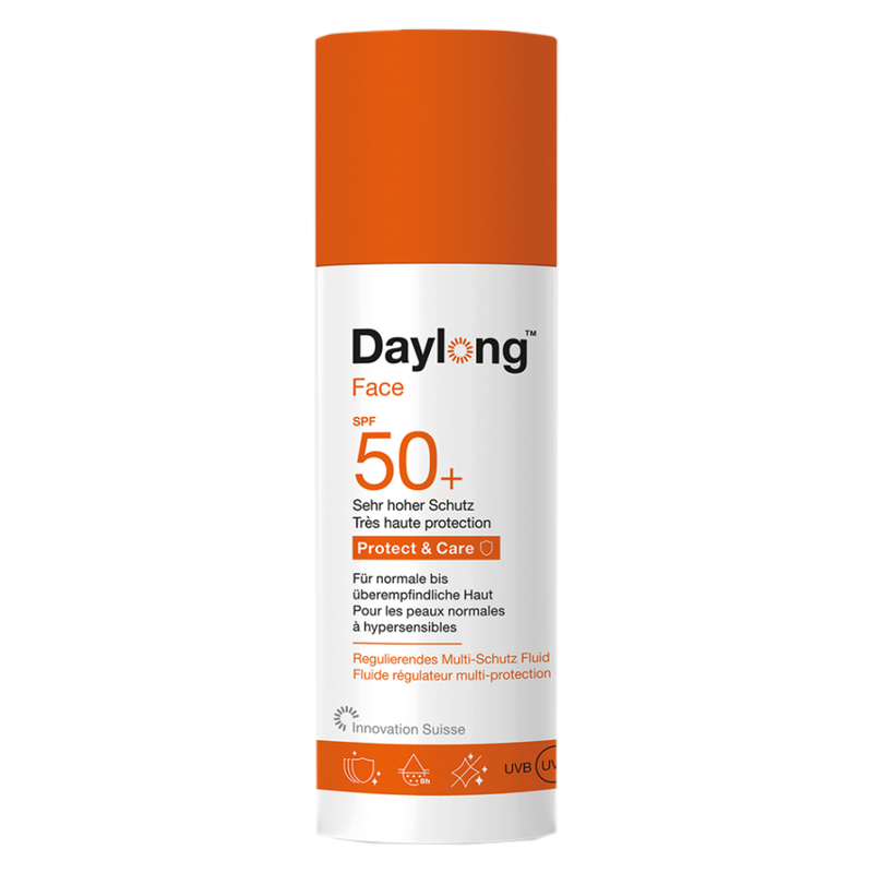 Daylong Protect&care Face Fluid SPF50+ Dispenser 50 ml Daylong Protect&care Face Fluid SPF50+ Dispenser 50 ml
