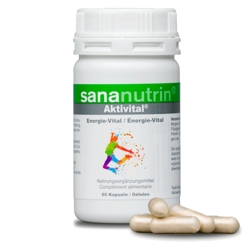 SANANUTRIN Aktivital Kapseln Dose 60 Stück SANANUTRIN Aktivital Kapseln Dose 60 Stück