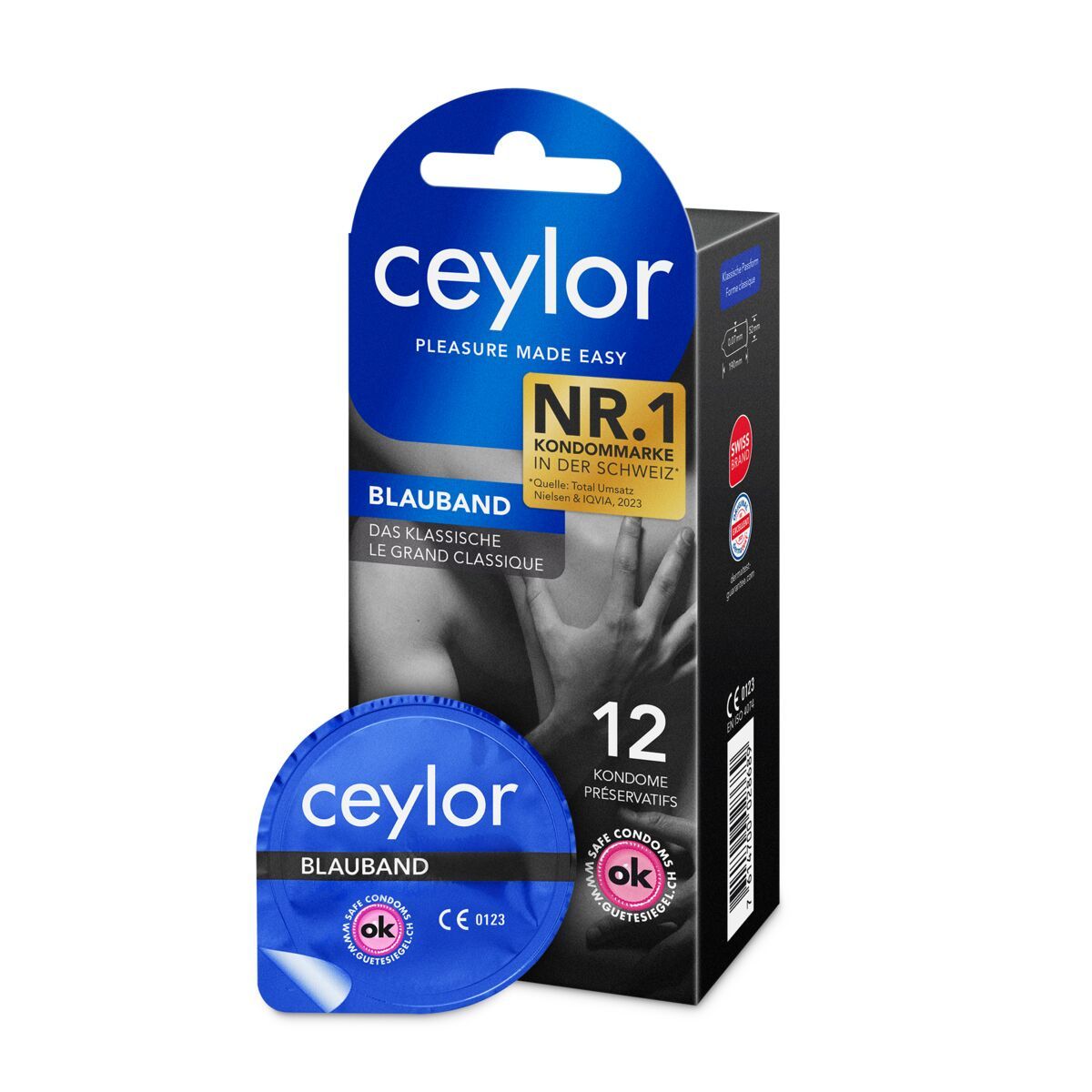 Ceylor Blauband Präservativ mit Reservoir 12 Stück Ceylor Blauband Präservativ mit Reservoir 12 Stück