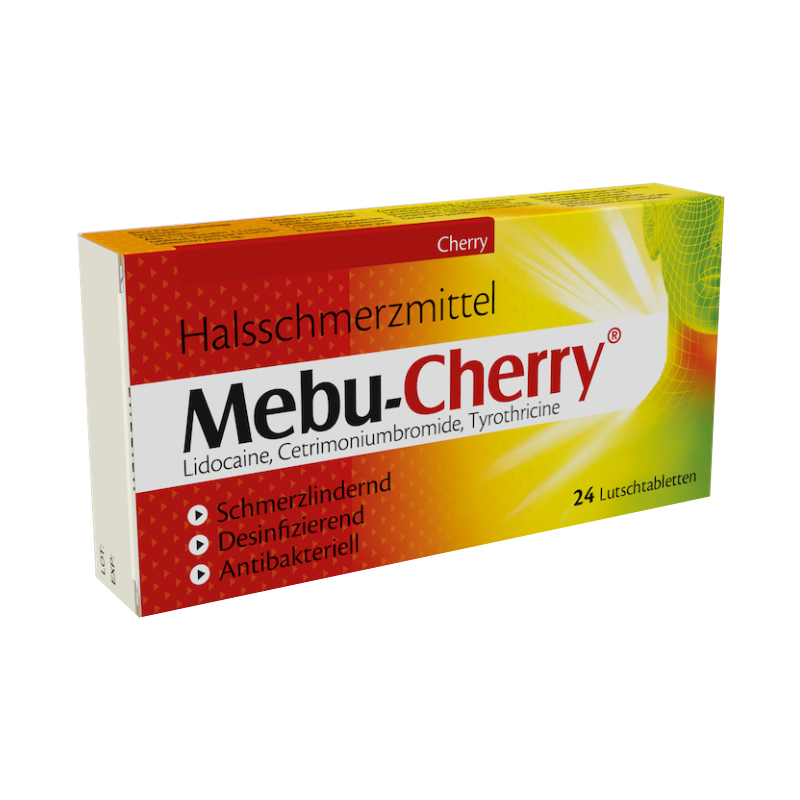 Mebu-Cherry Lutschtabletten 24 Stück