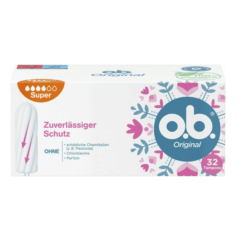 o.b. Tampons Original Super 32 Stück o.b. Tampons Original Super 32 Stück