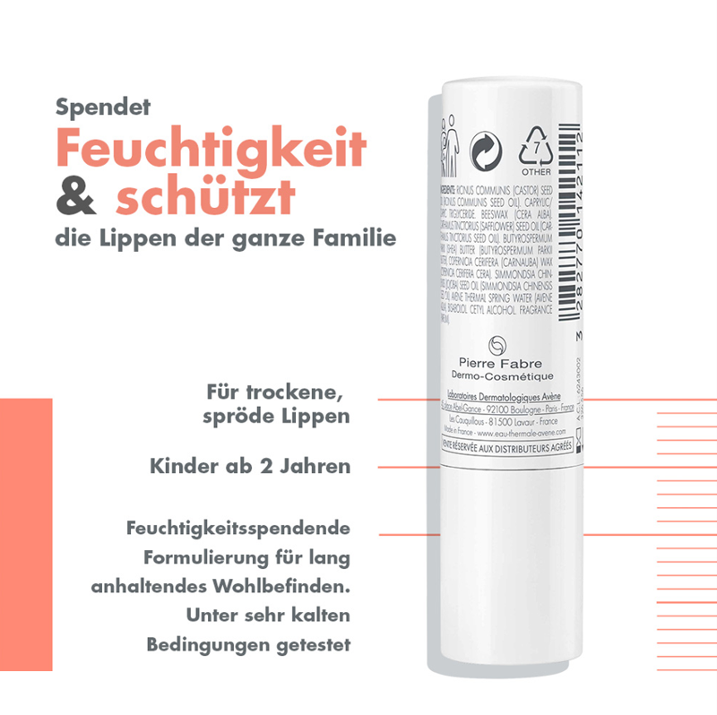 Avène Cold Cream Nutrition Lippenpflegestift 4 g Avène Cold Cream Nutrition Lippenpflegestift 4 g