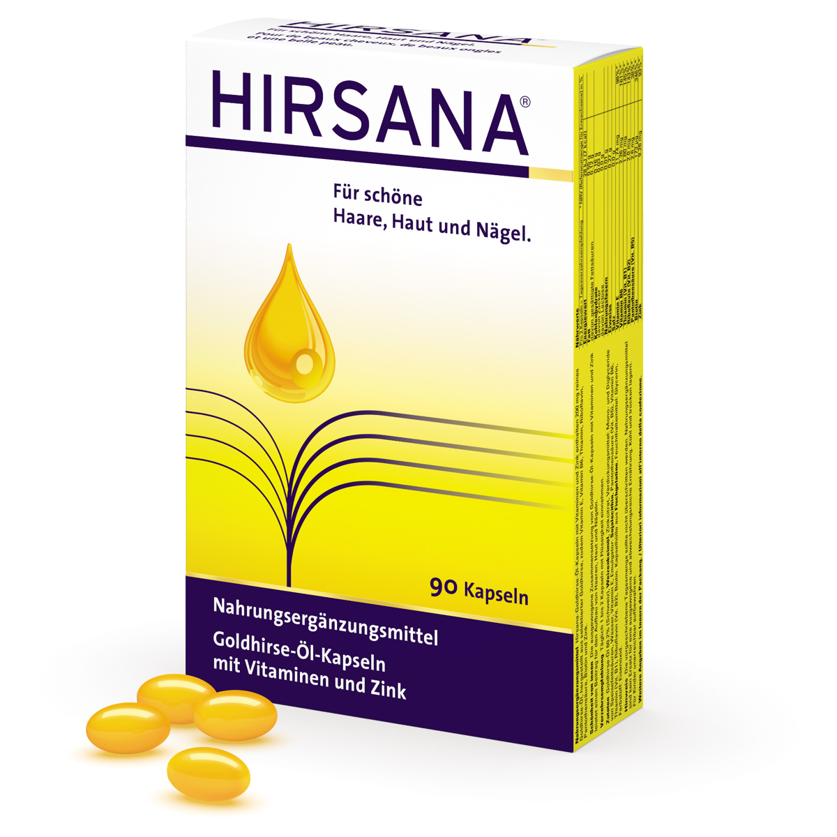 Hirsana Goldhirse Öl Kapseln 90 Kapseln Hirsana Goldhirse Öl Kapseln 90 Kapseln