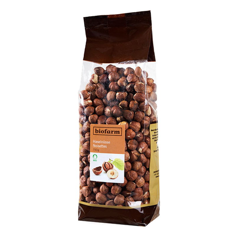 Biofarm Haselnüsse Knospe Beutel 750 g Biofarm Haselnüsse Knospe Beutel 750 g