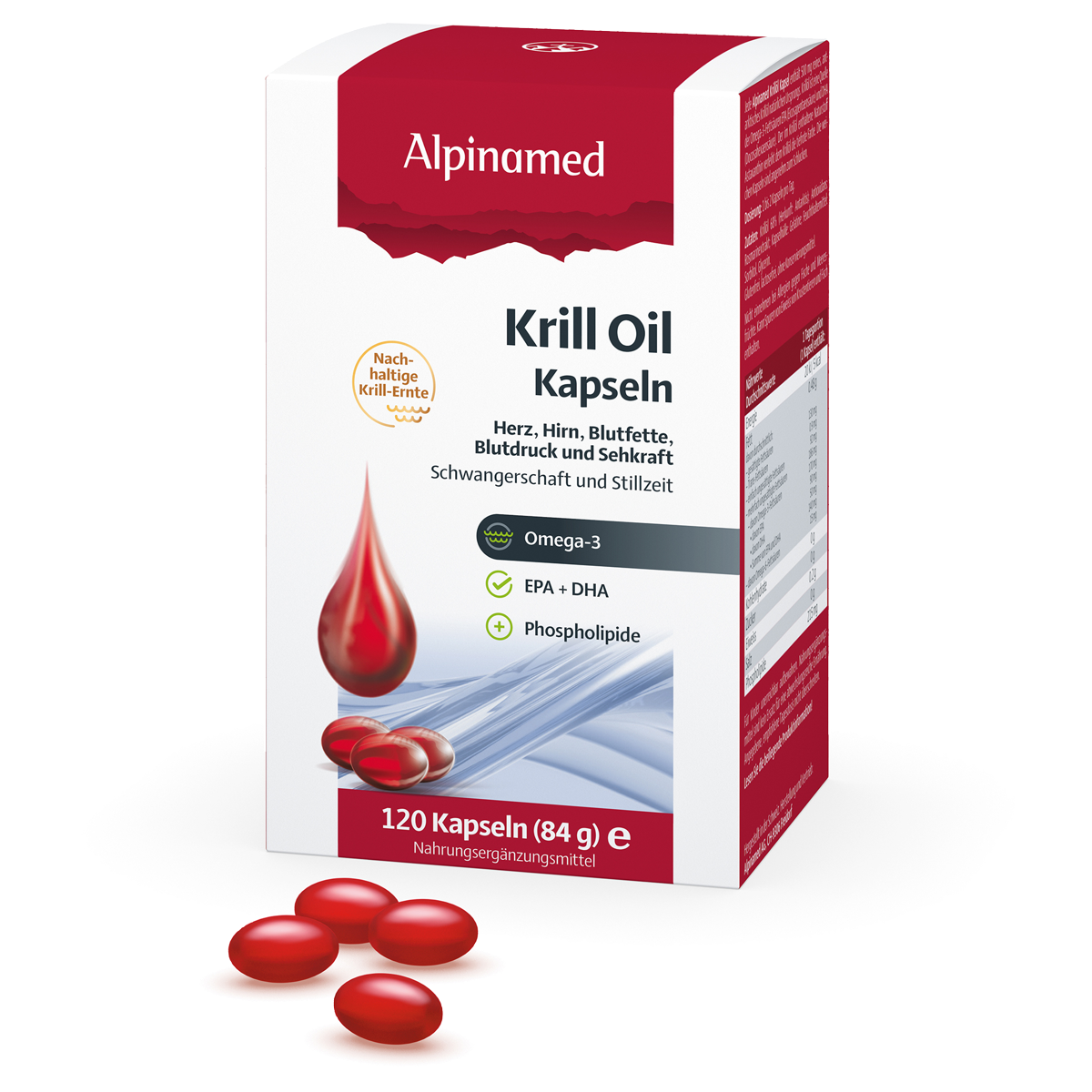 Alpinamed Krill Oil Kapseln 120 Stück Alpinamed Krill Oil Kapseln 120 Stück