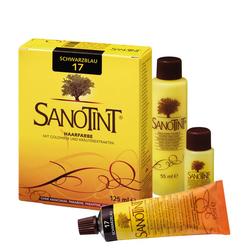 Sanotint Haarfarbe 17 schwarzblau 125 ml Sanotint Haarfarbe 17 schwarzblau 125 ml