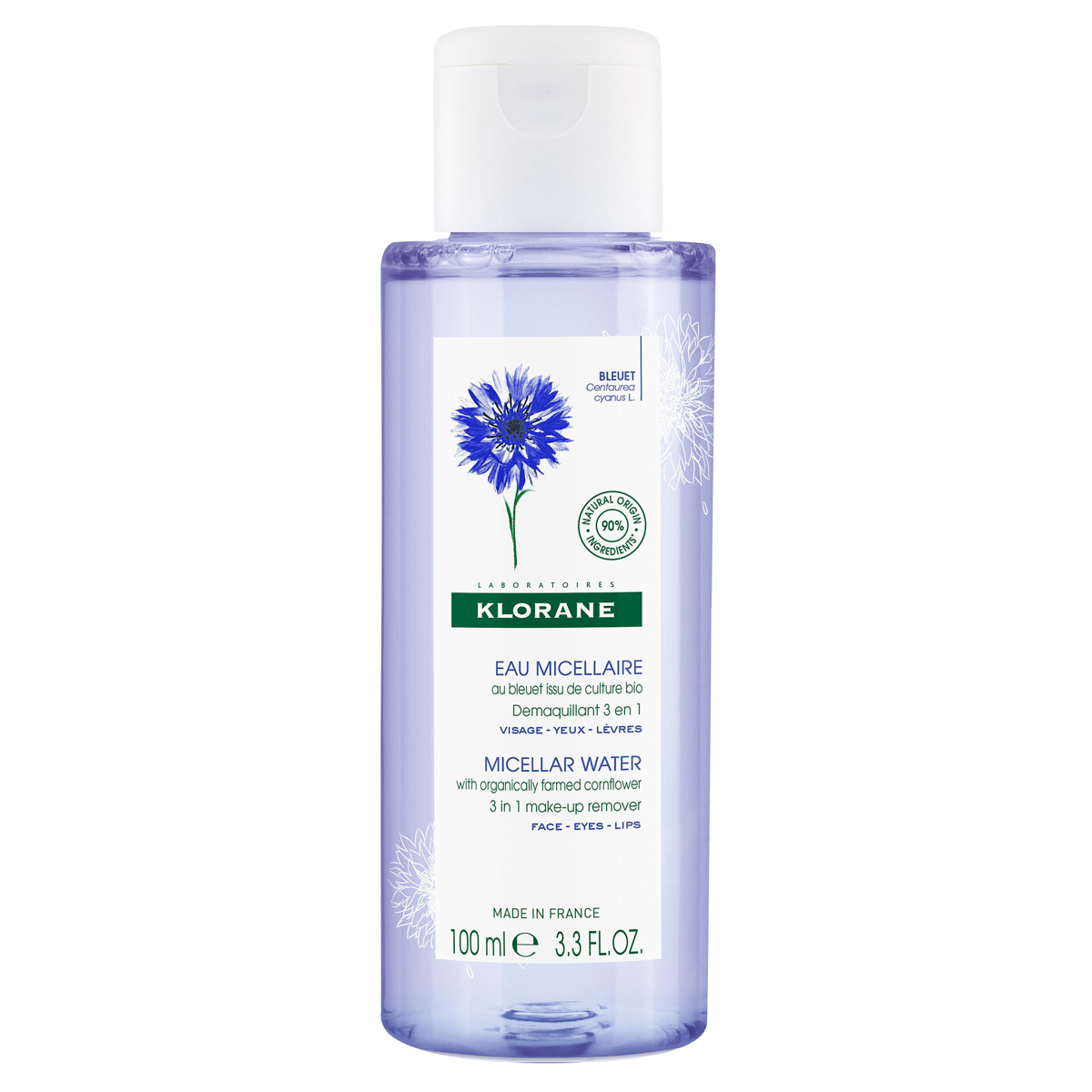 Klorane Bleuet Mizellen-Lotion Gesicht Auge 100 ml