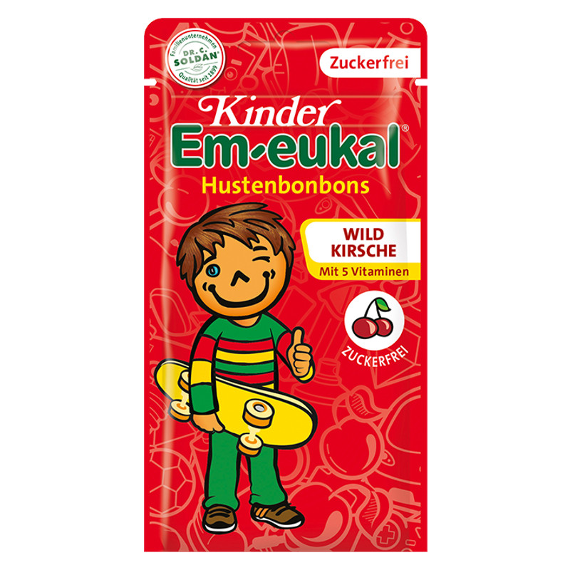 Soldan Em-Eukal Kids Wildkirsche zuckerfrei 75 g Soldan Em-Eukal Kids Wildkirsche zuckerfrei 75 g