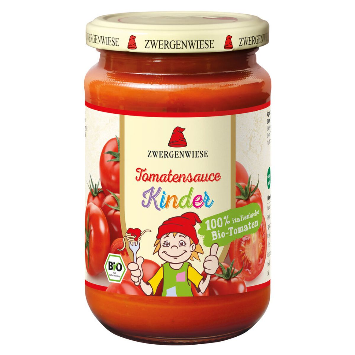 ZWERGENWIESE Tomatensauce Kinder Glas 340 ml ZWERGENWIESE Tomatensauce Kinder Glas 340 ml