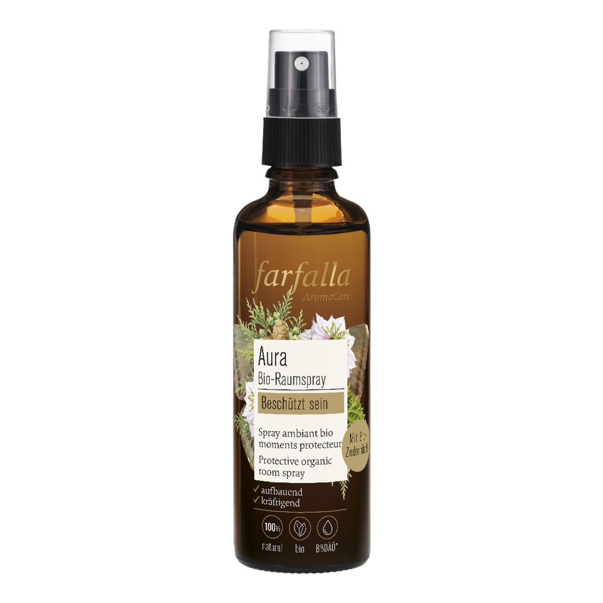 FARFALLA Bio-Raumspray beschützt sein Aura 75 ml