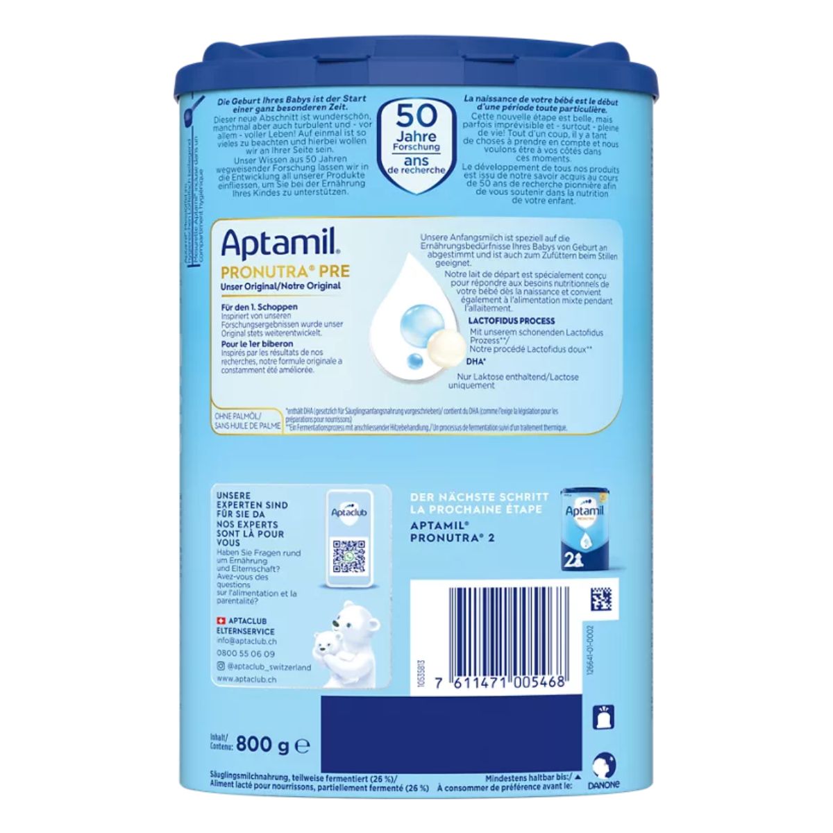 APTAMIL PRONUTRA PRE Ds 800 g