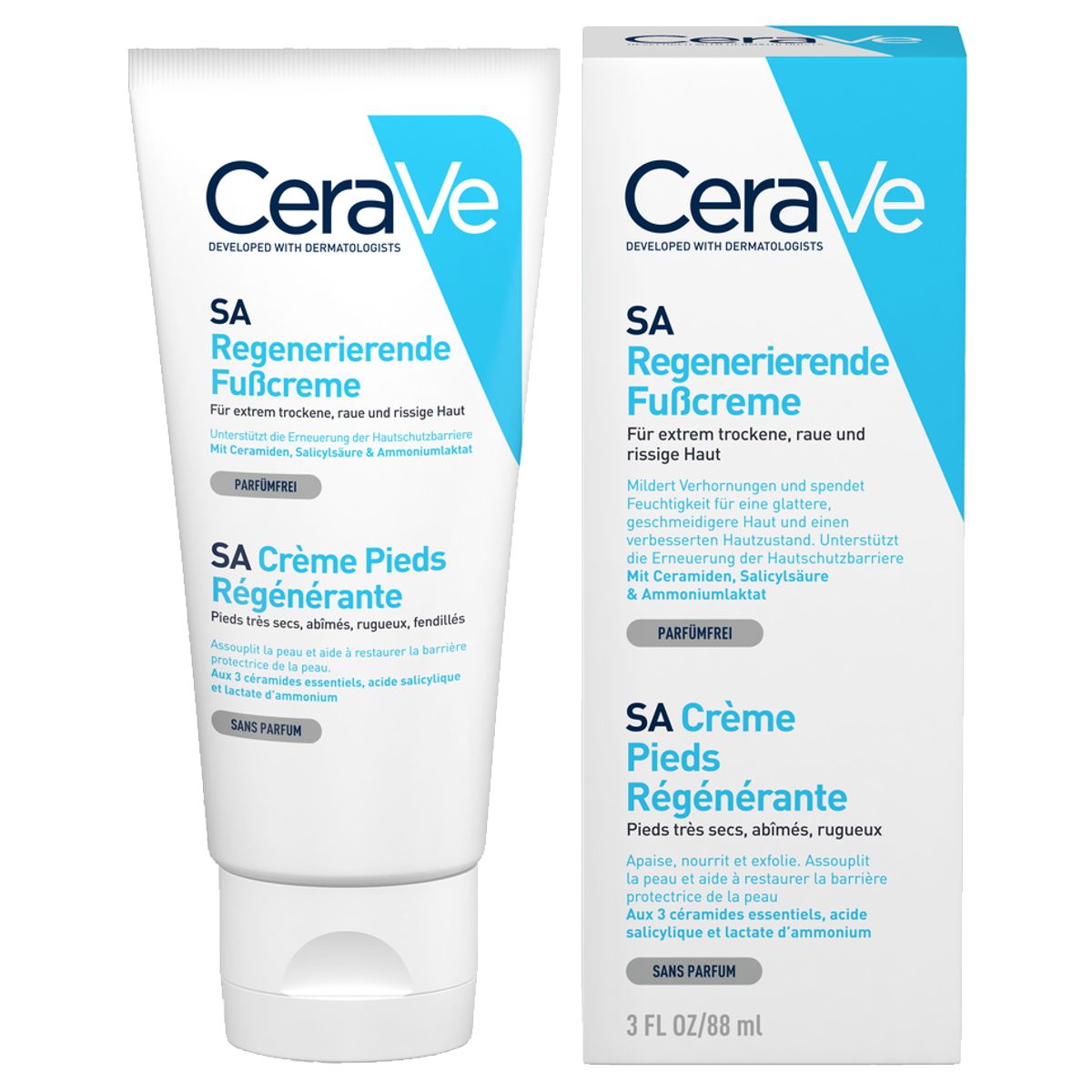 CeraVe Regenerierende Fusscreme Tube 88 ml CeraVe Regenerierende Fusscreme Tube 88 ml