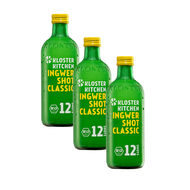 Kloster Kitchen Ingwer Shot Classic Bio 3 x 360 ml Kloster Kitchen Ingwer Shot Classic Bio 3 x 360 ml