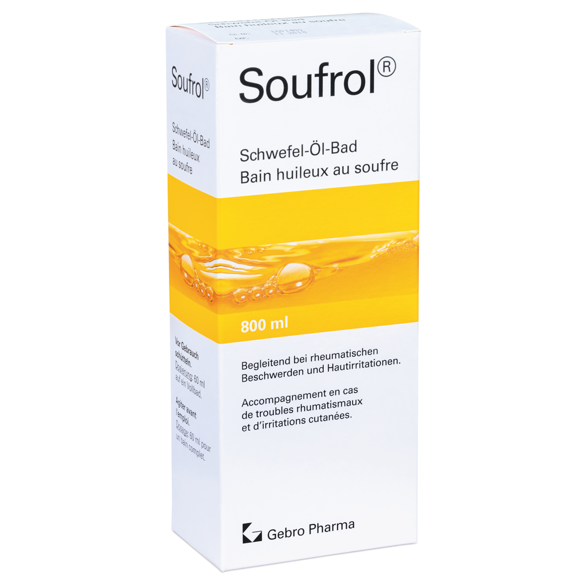 Soufrol Schwefel-Öl-Bad 800 ml Soufrol Schwefel-Öl-Bad 800 ml