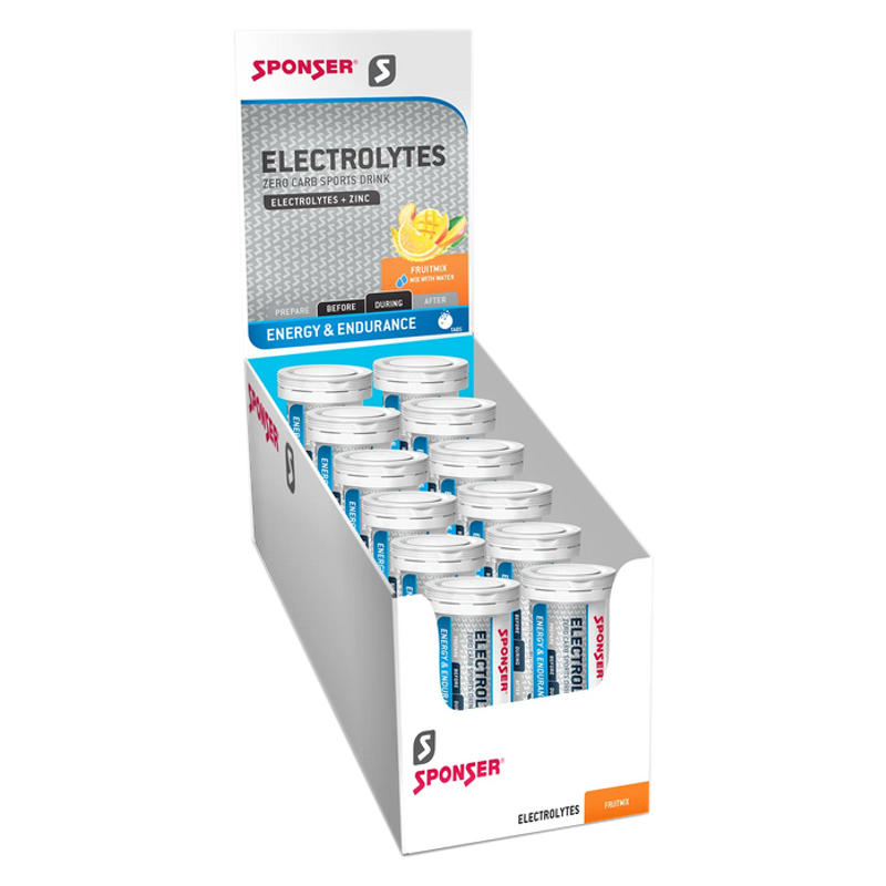 Sponser Electrolytes Fruit Mix Display 12 x 10 Stück Sponser Electrolytes Fruit Mix Display 12 x 10 Stück