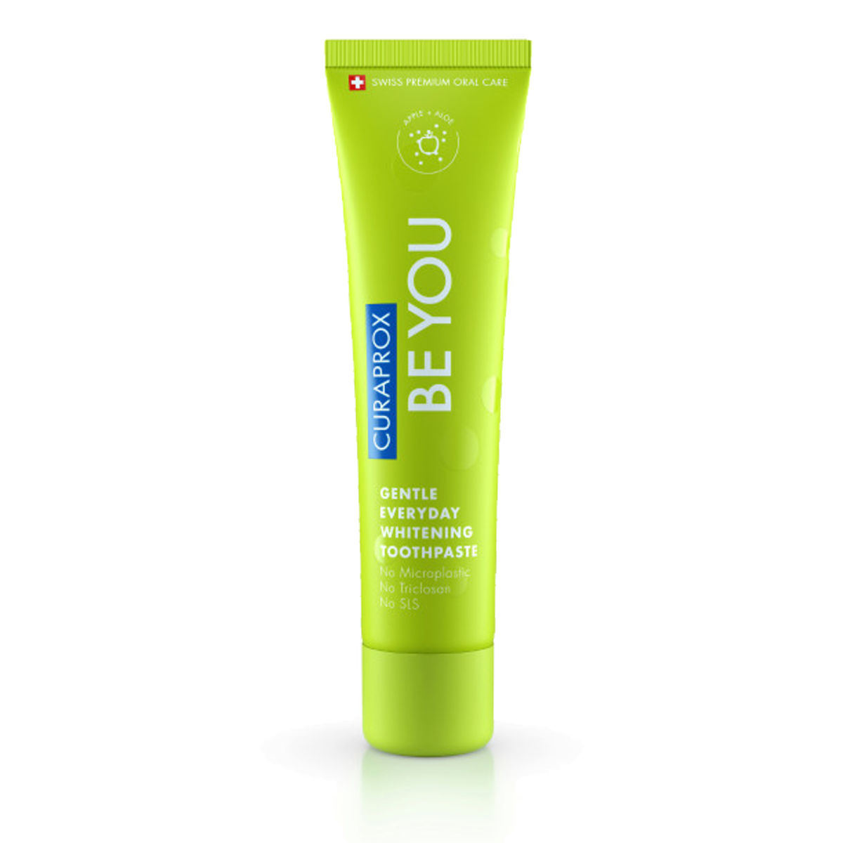 Curaprox Be you Apfel + Aloe Vera grün Karton 60 ml Curaprox Be you Apfel + Aloe Vera grün Karton 60 ml