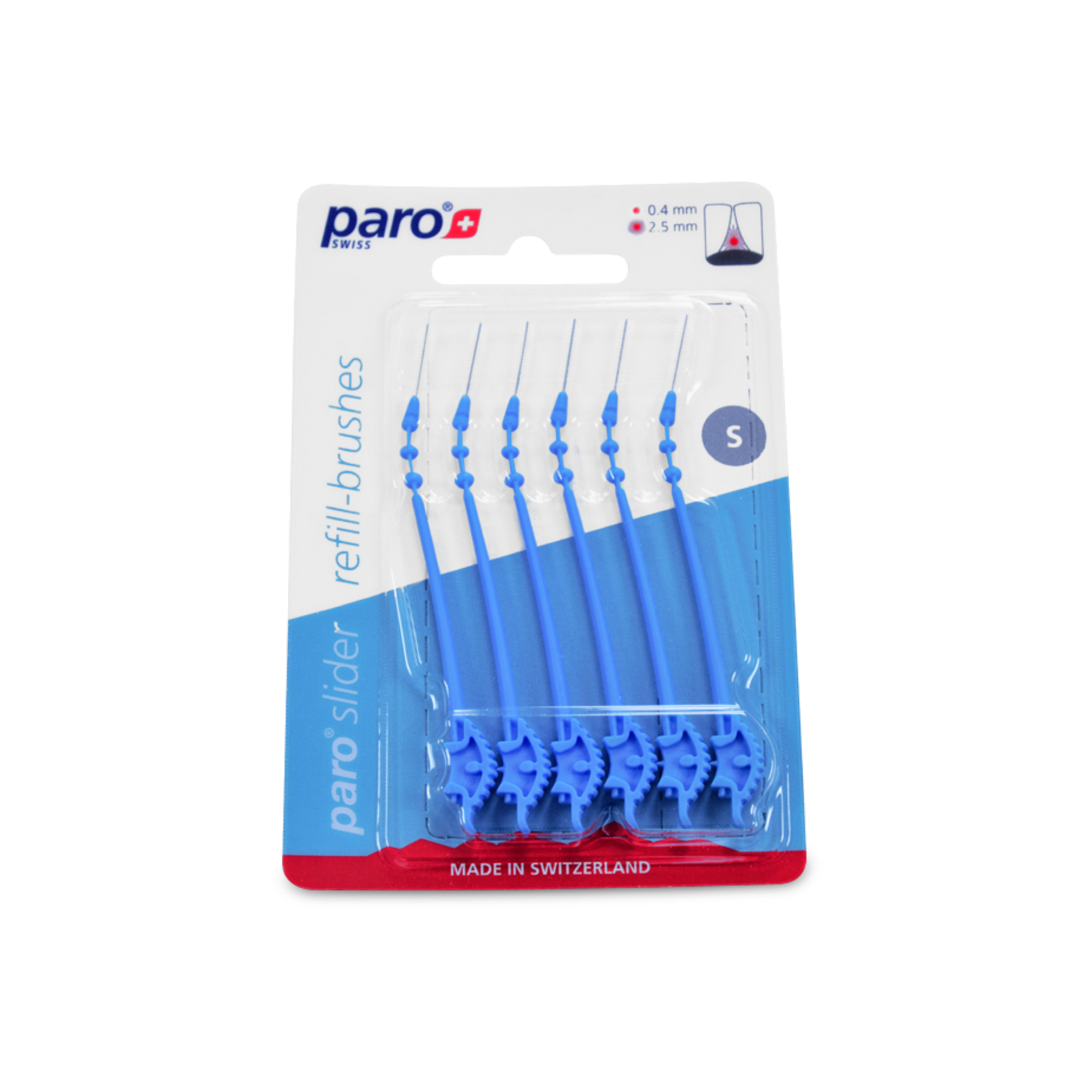 Paro Slider refill-brushes S 6 Stück