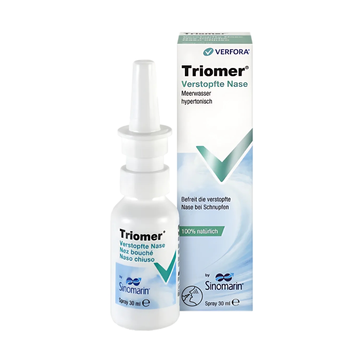 TRIOMER Sinomarin Hypertonisch Spray 30 ml TRIOMER Sinomarin Hypertonisch Spray 30 ml