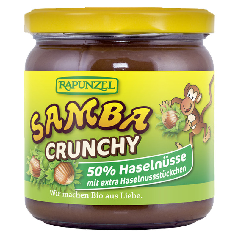 Rapunzel Samba Crunchy mit extra Haselnussstückchen
