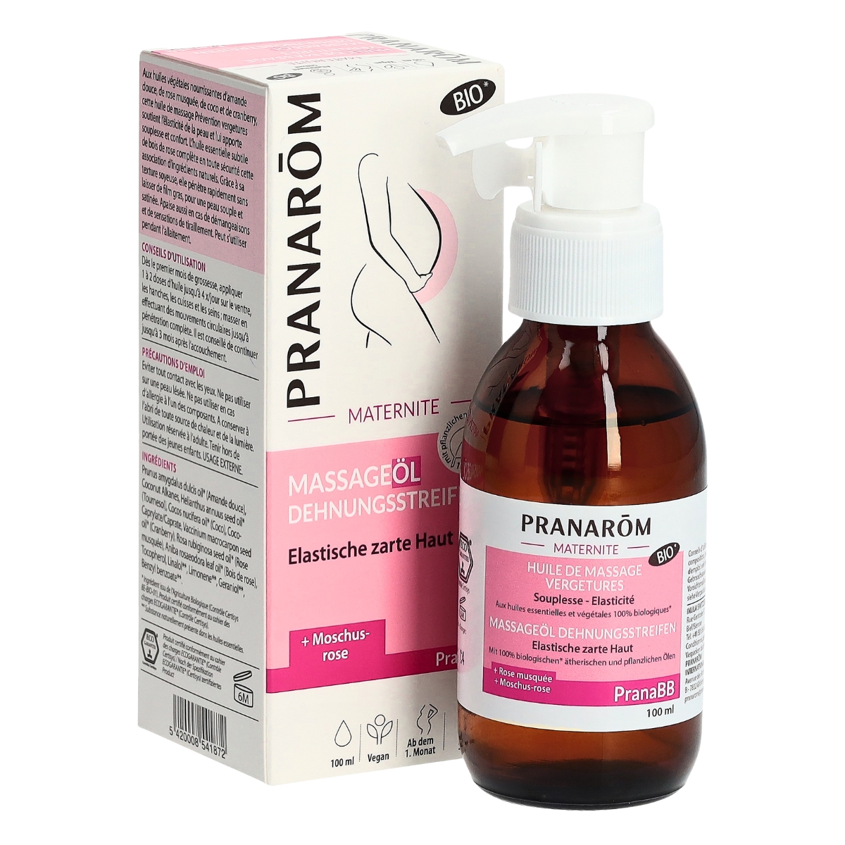 Pranarom PranaBB Massageöl Dehnungsstreifen Bio 100 ml
