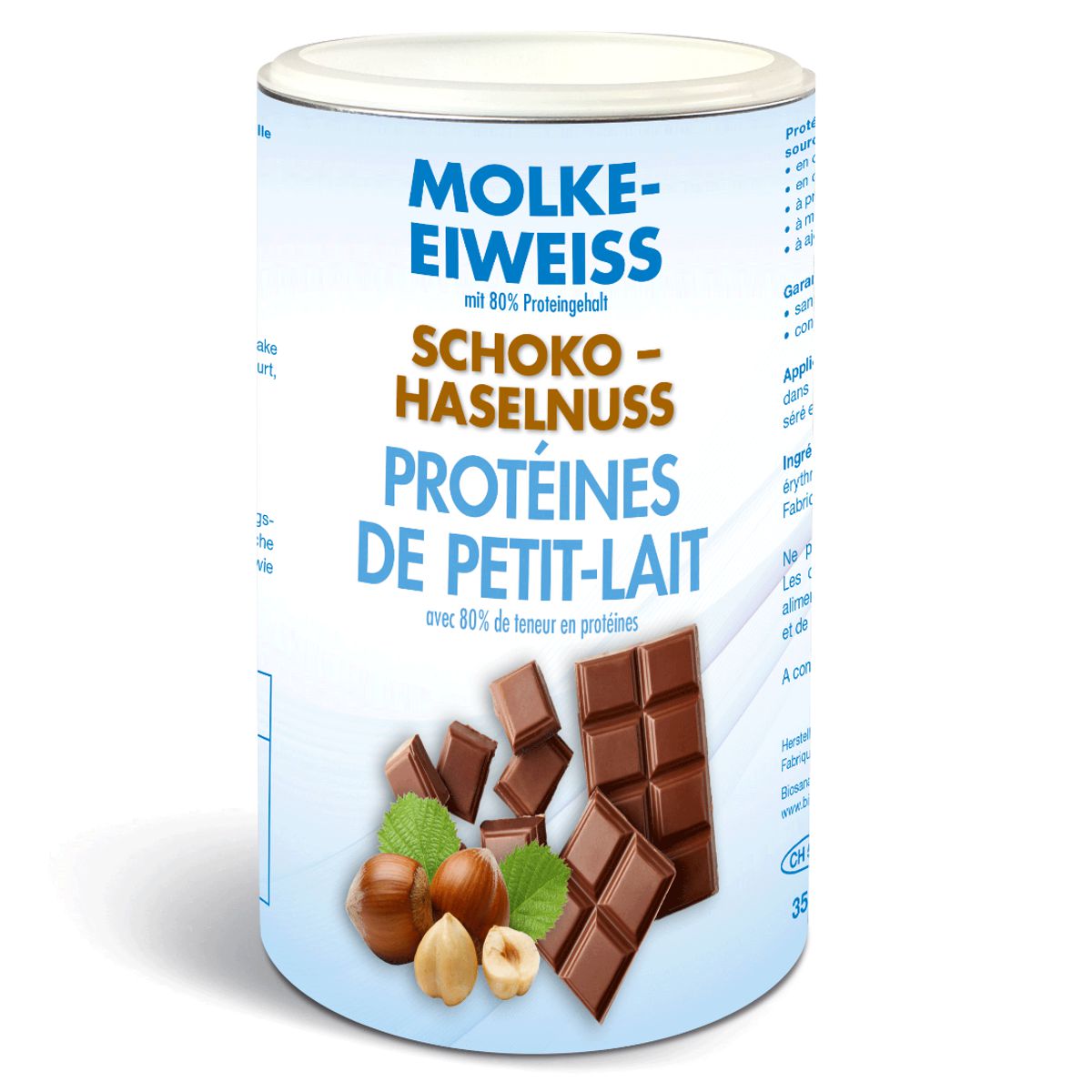 Biosana Molke Eiweiss Pulver Schoko-Haselnuss 350 g Biosana Molke Eiweiss Pulver Schoko-Haselnuss 350 g