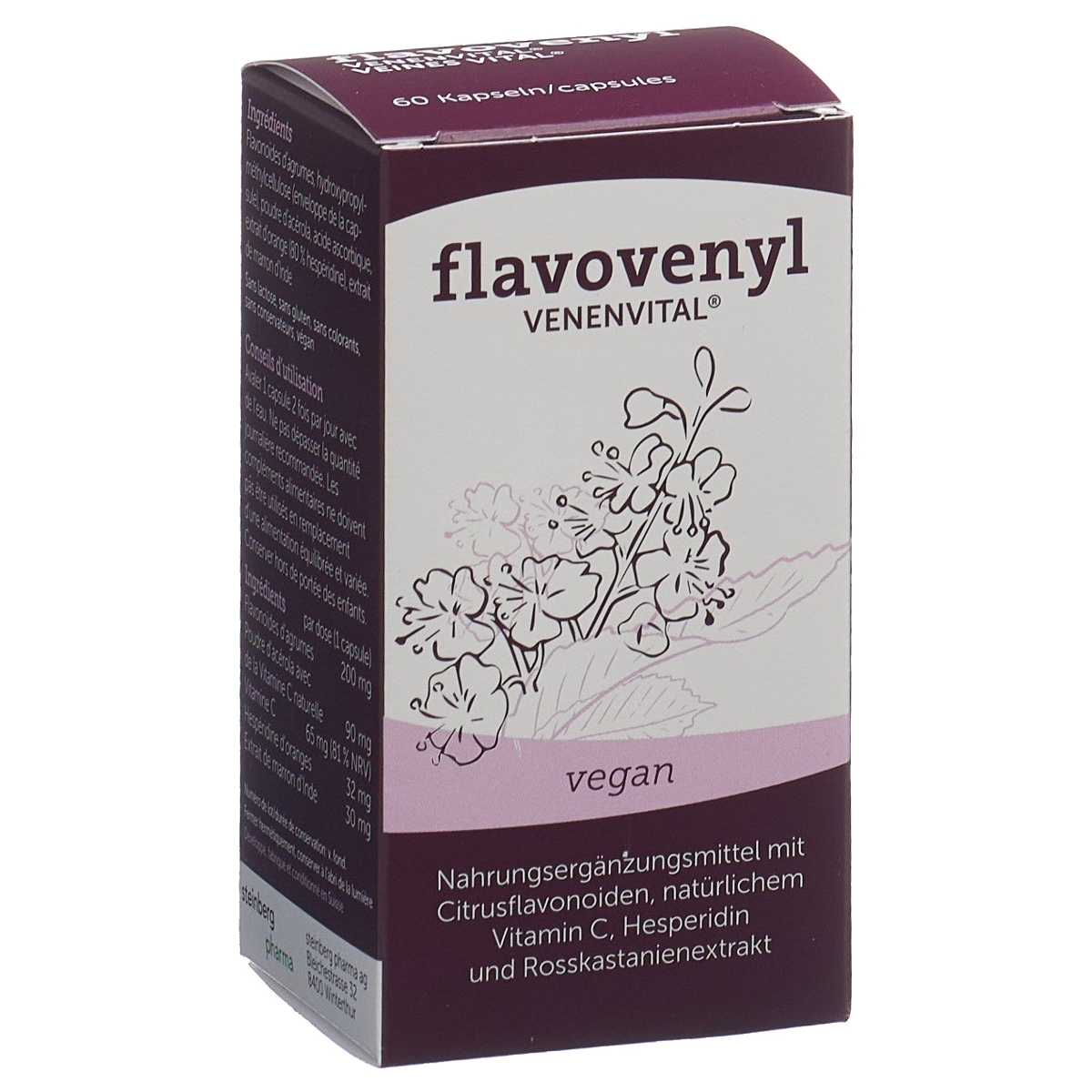 Flavovenyl Venenvital Kapseln 60 Stück Flavovenyl Venenvital Kapseln 60 Stück
