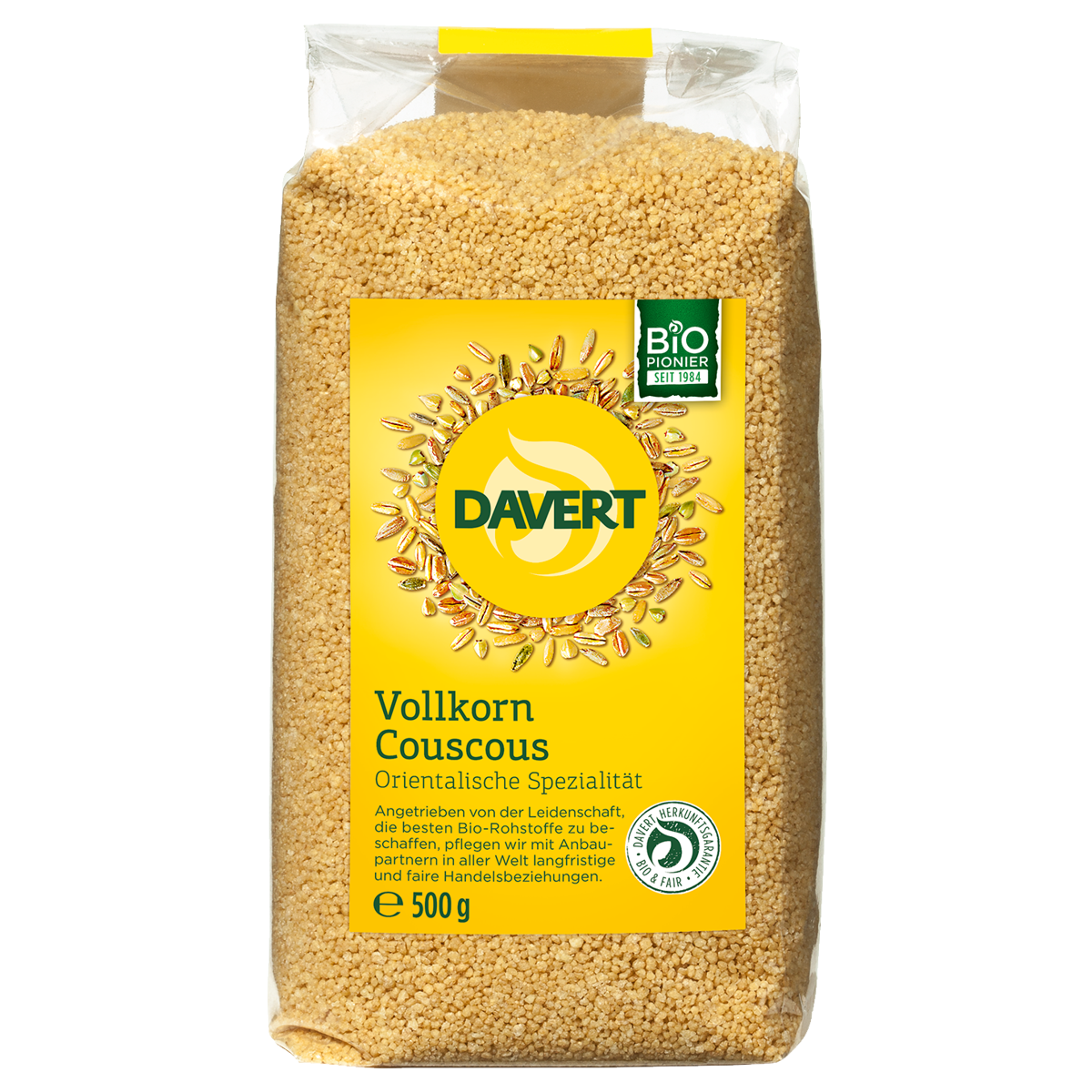 Davert Couscous Vollkorn 500 g Davert Couscous Vollkorn 500 g