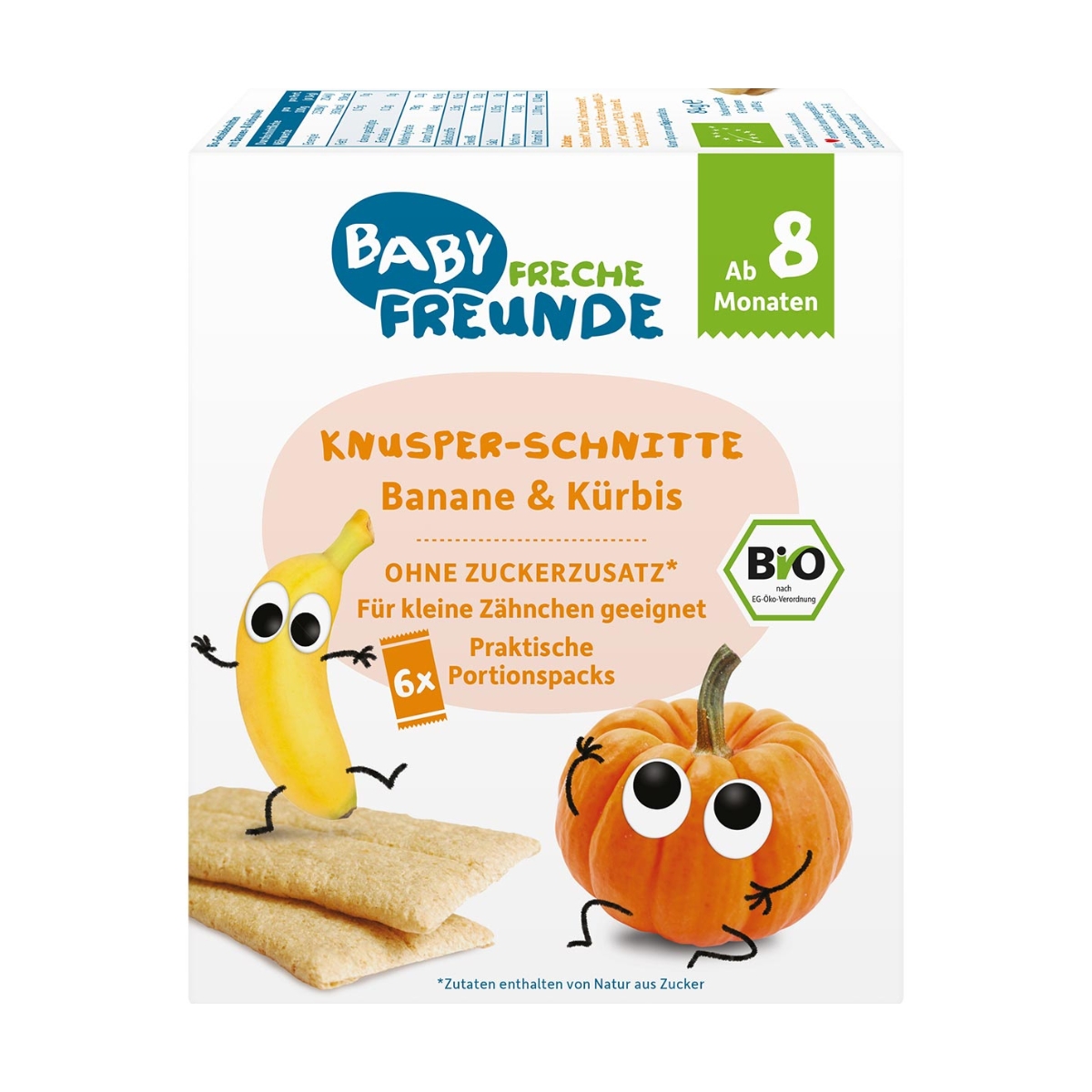 Croustillant à la banane et au potiron 84 g Croustillant à la banane et au potiron 84 g