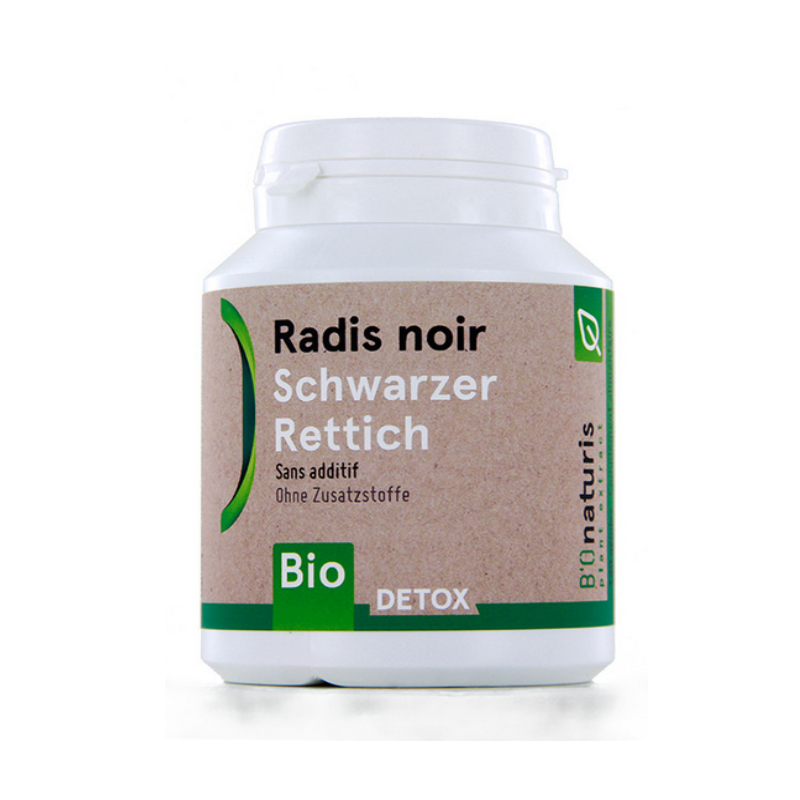 Bionaturis Schwarzer Rettich Bio Kapseln 250 mg 120 Stück Bionaturis Schwarzer Rettich Bio Kapseln 250 mg 120 Stück
