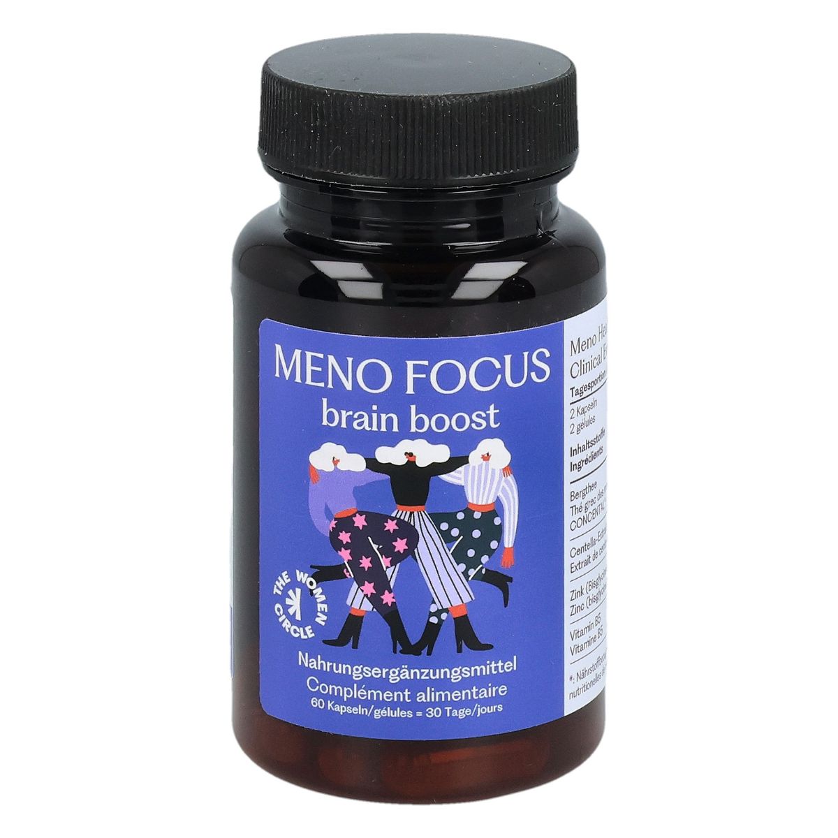 Meno Focus Brain Boost Kapseln The Women Circle 60 Stück