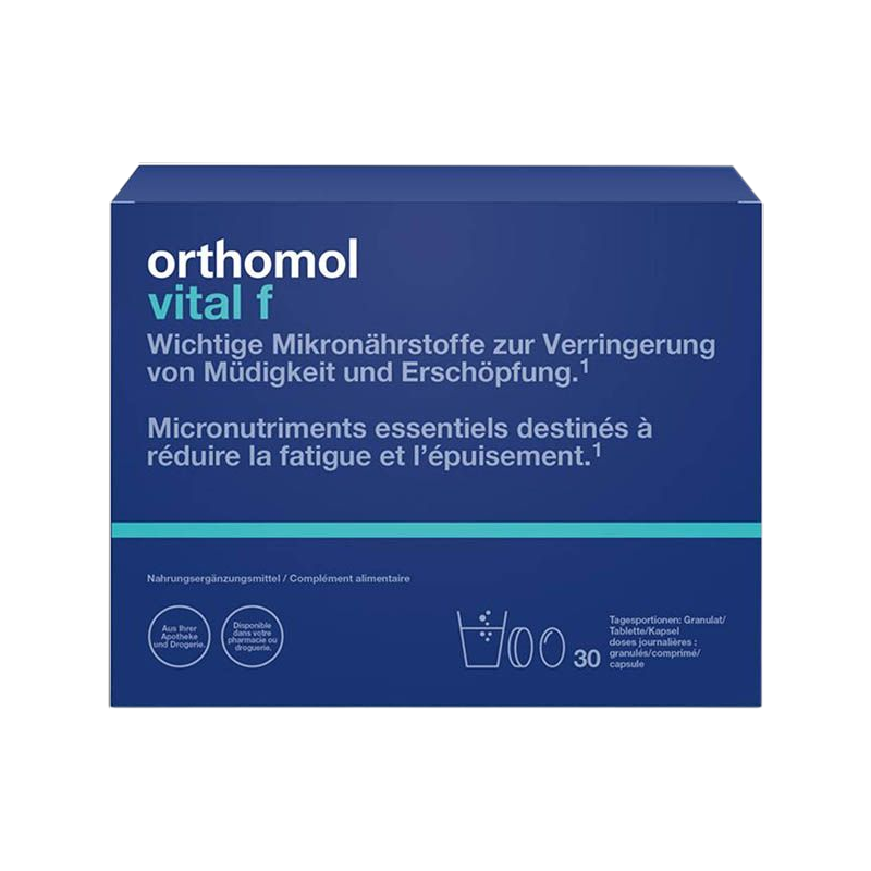 Orthomol Vital f Granulat Beutel + Tabletten + Kapseln je 30 Stück