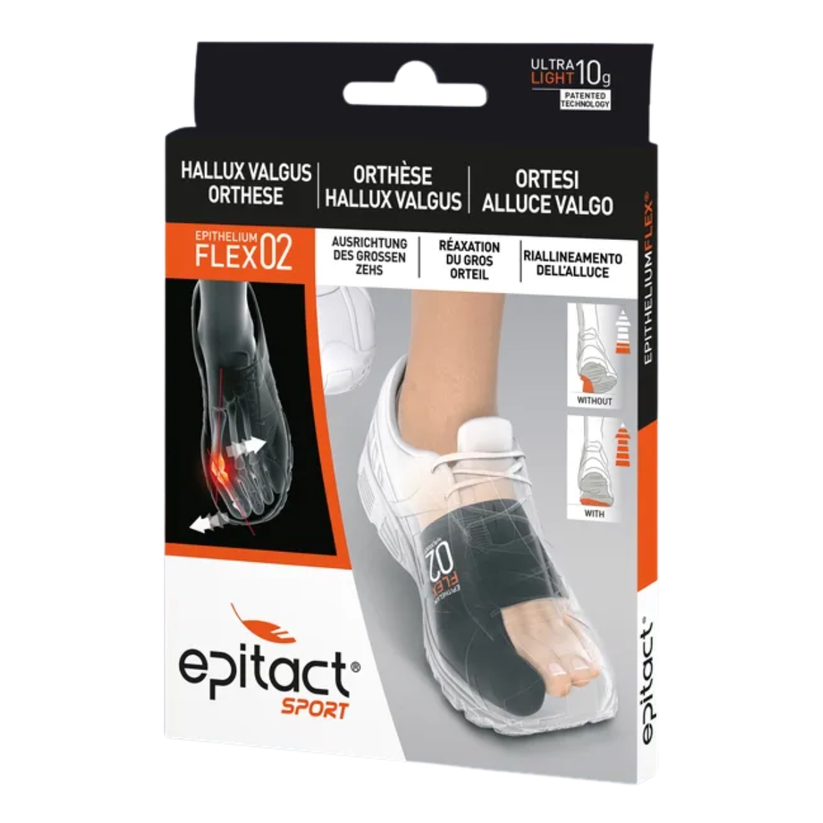 Epitact Sport Orthese Hallux Valgus S 20 - 21.5 cm