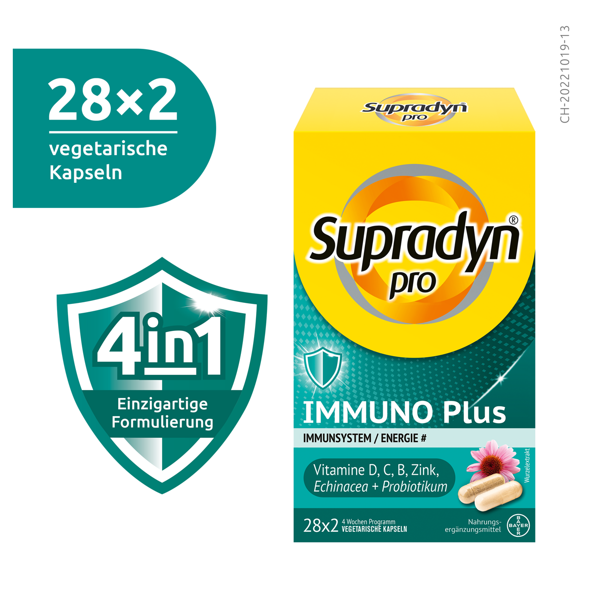 Supradyn Pro Immuno Plus Kapseln 4in1 vegetarische Kapseln