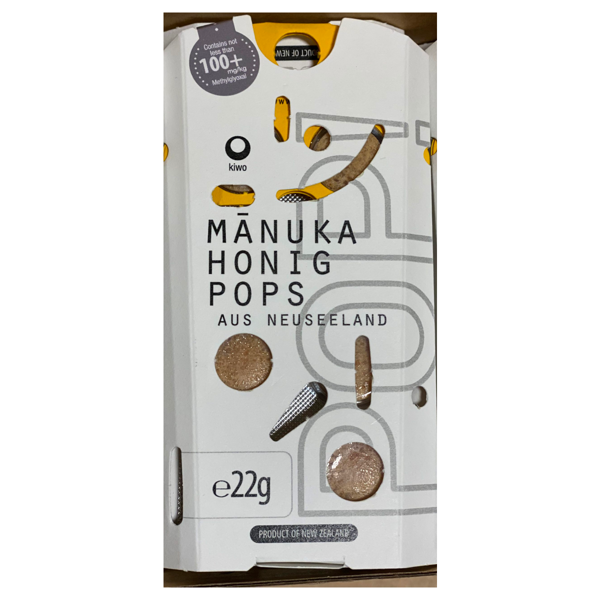 Manuka Honig Pops MG100+ 22 g