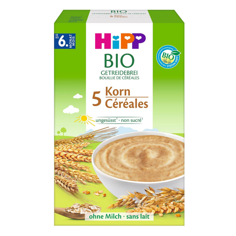 Hipp Bio Getreidebrei 5-Korn ungesüsst 200 g