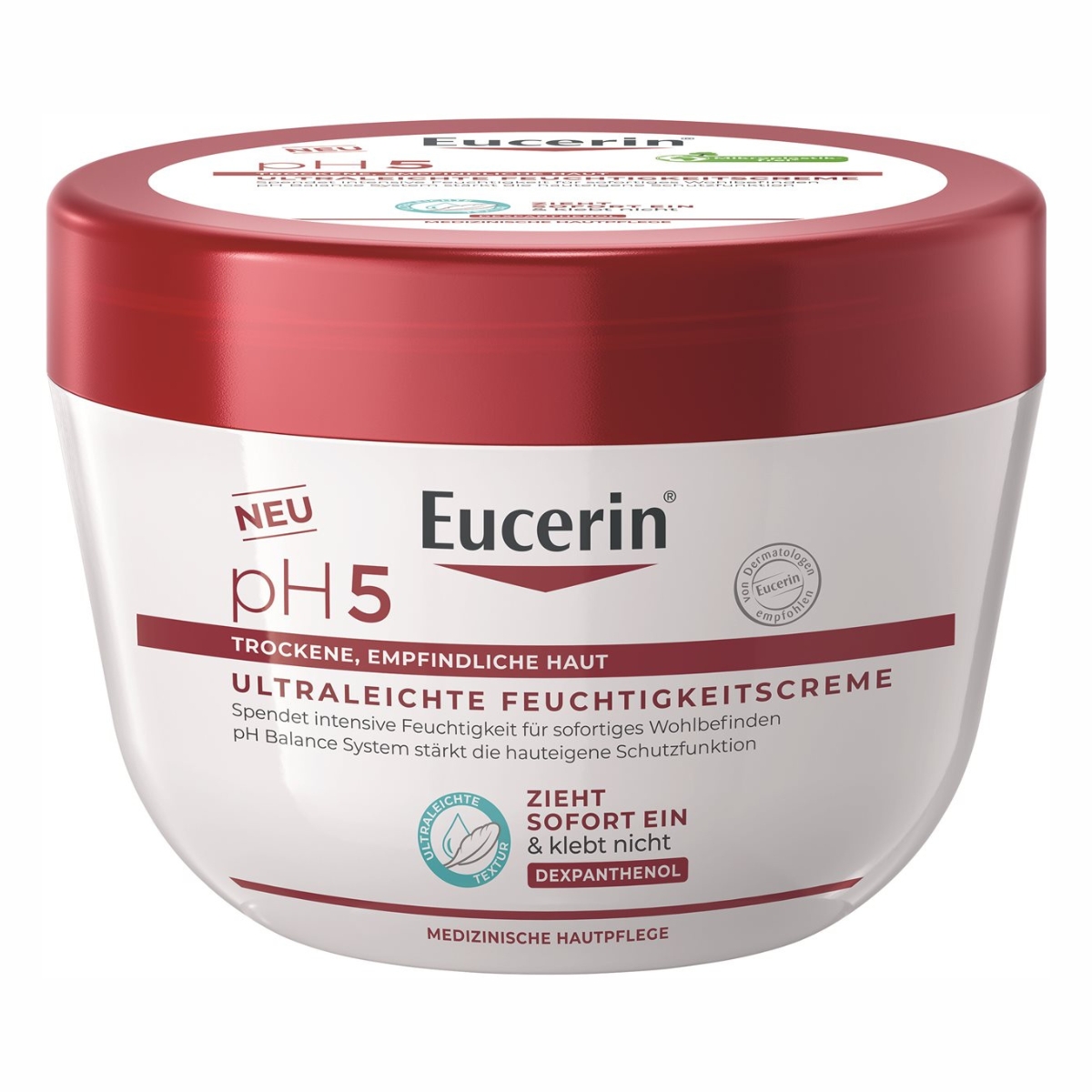 Eucerin pH5 Feuchtigkeitscreme ultraleicht 350 ml