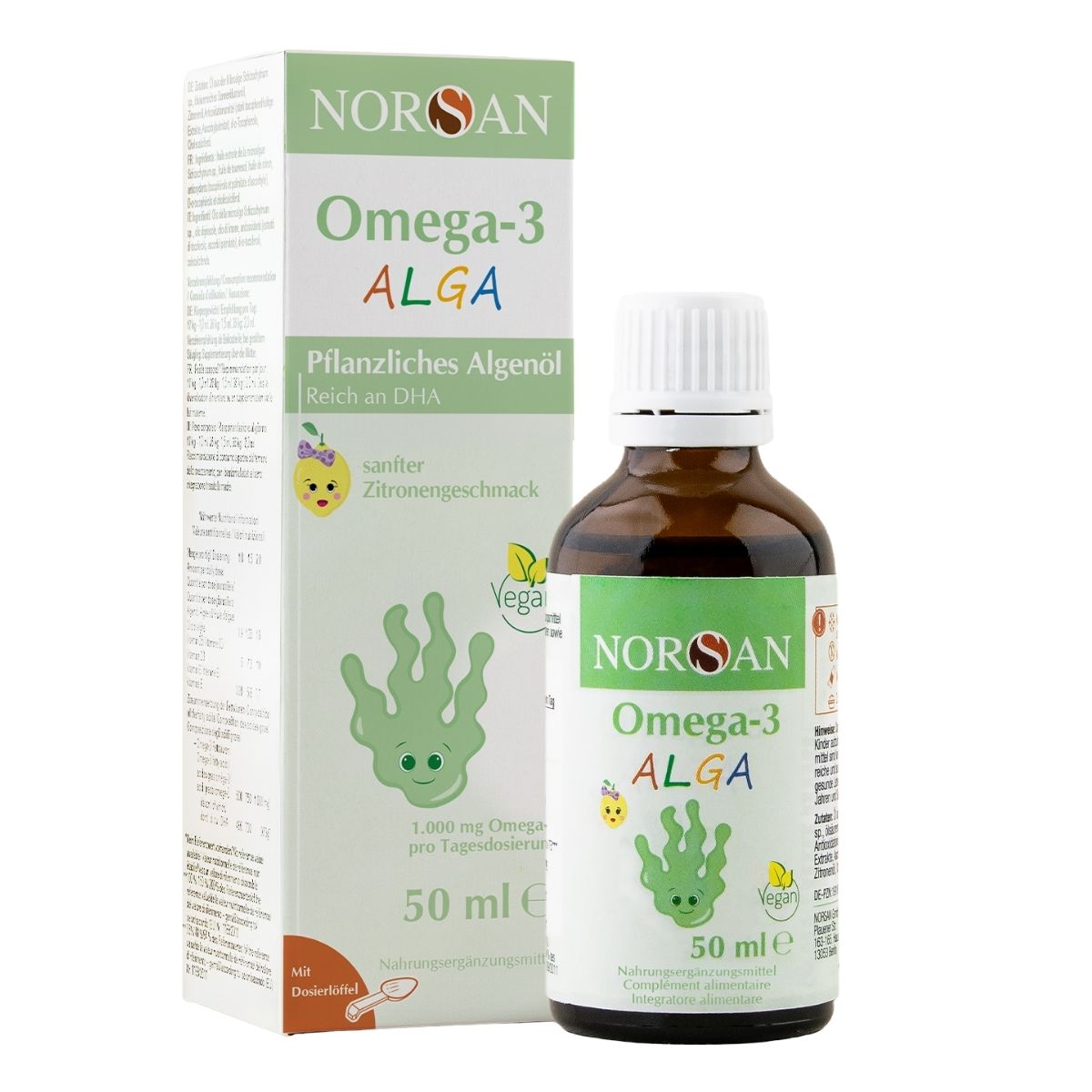 Norsan Omega-3 Alga Öl vegan 50 ml