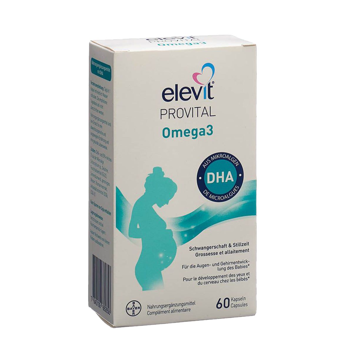 Elevit Provital Omega-3 DHA Kapseln 60 Stück Elevit Provital Omega-3 DHA Kapseln 60 Stück