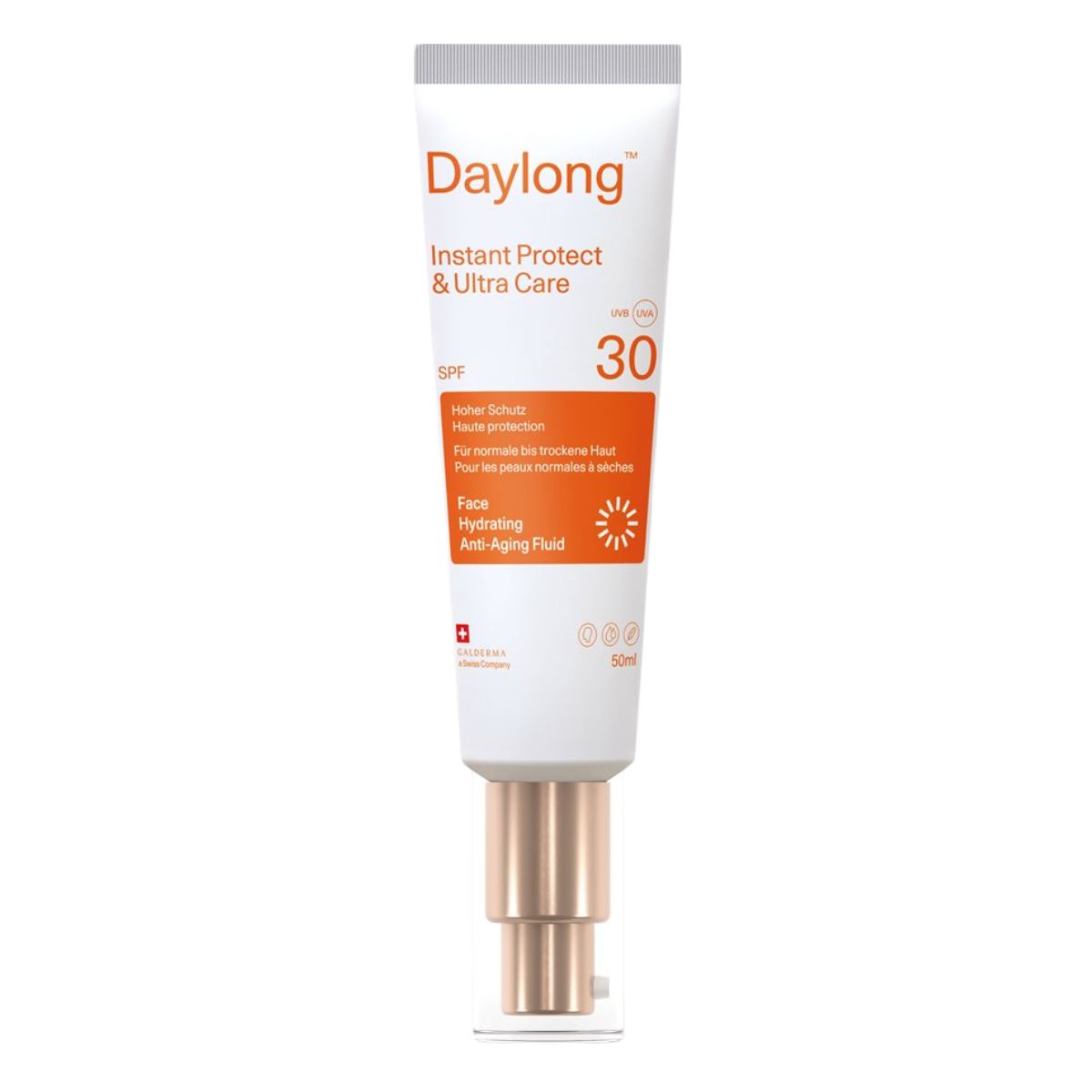 Daylong Instant Protect & Ultra Care Face Hydrating Anti-Aging Fluid SPF 30 50 ml