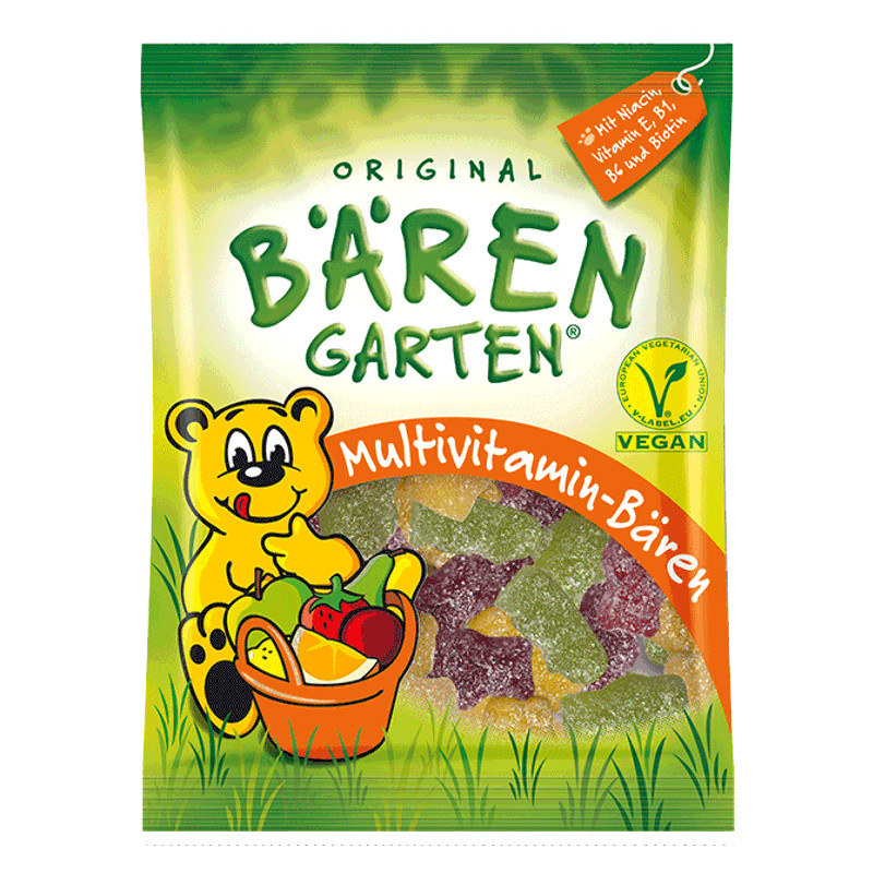 Soldan Bärengarten vegane Multivitamin-Bären 125 g Soldan Bärengarten vegane Multivitamin-Bären 125 g