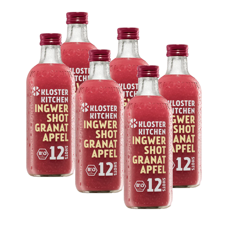Kloster Kitchen Ingwer Shot Granatapfel Bio 6 x 360 ml Kloster Kitchen Ingwer Shot Granatapfel Bio 6 x 360 ml