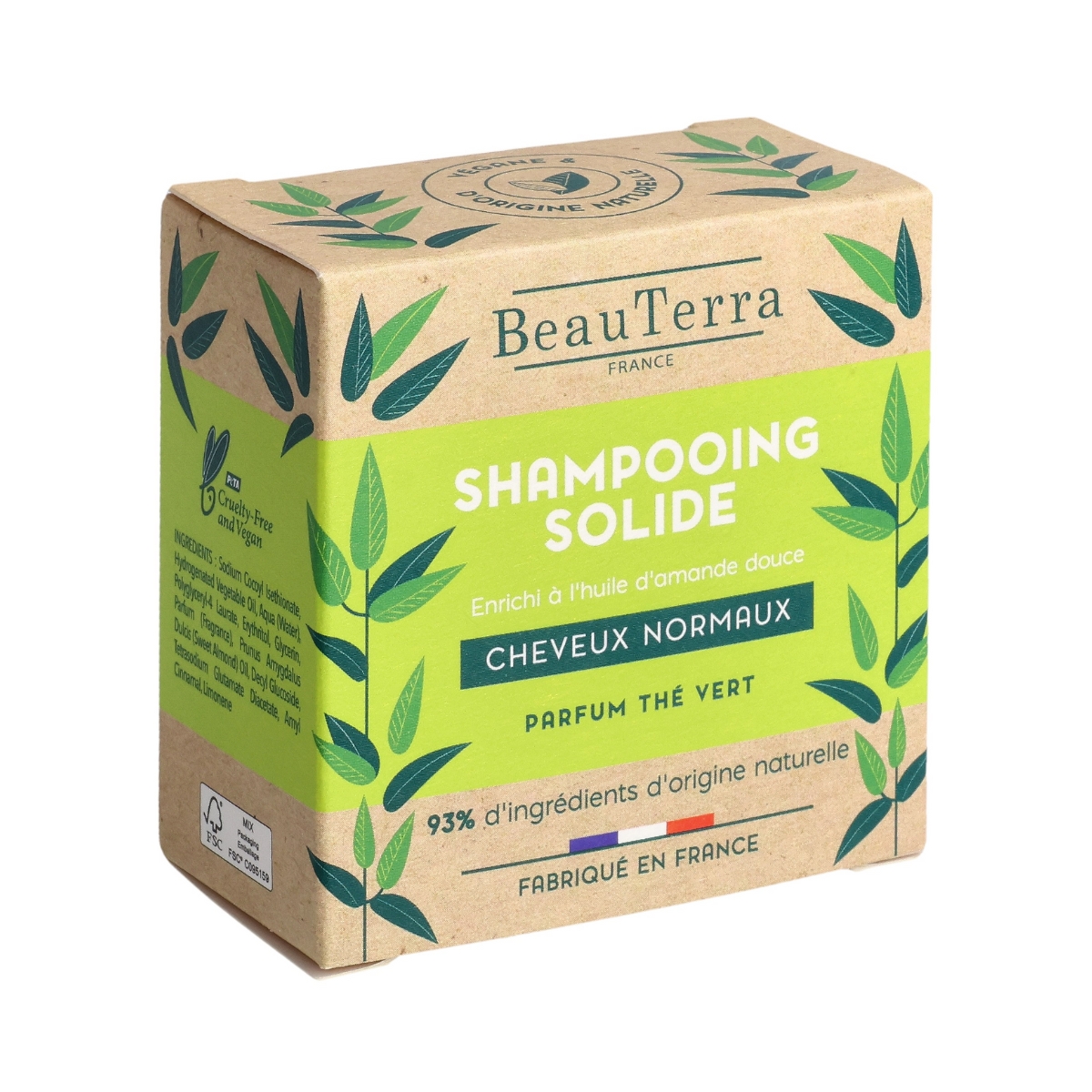 BeauTerra Festes Shampoo normales Haar 75 g