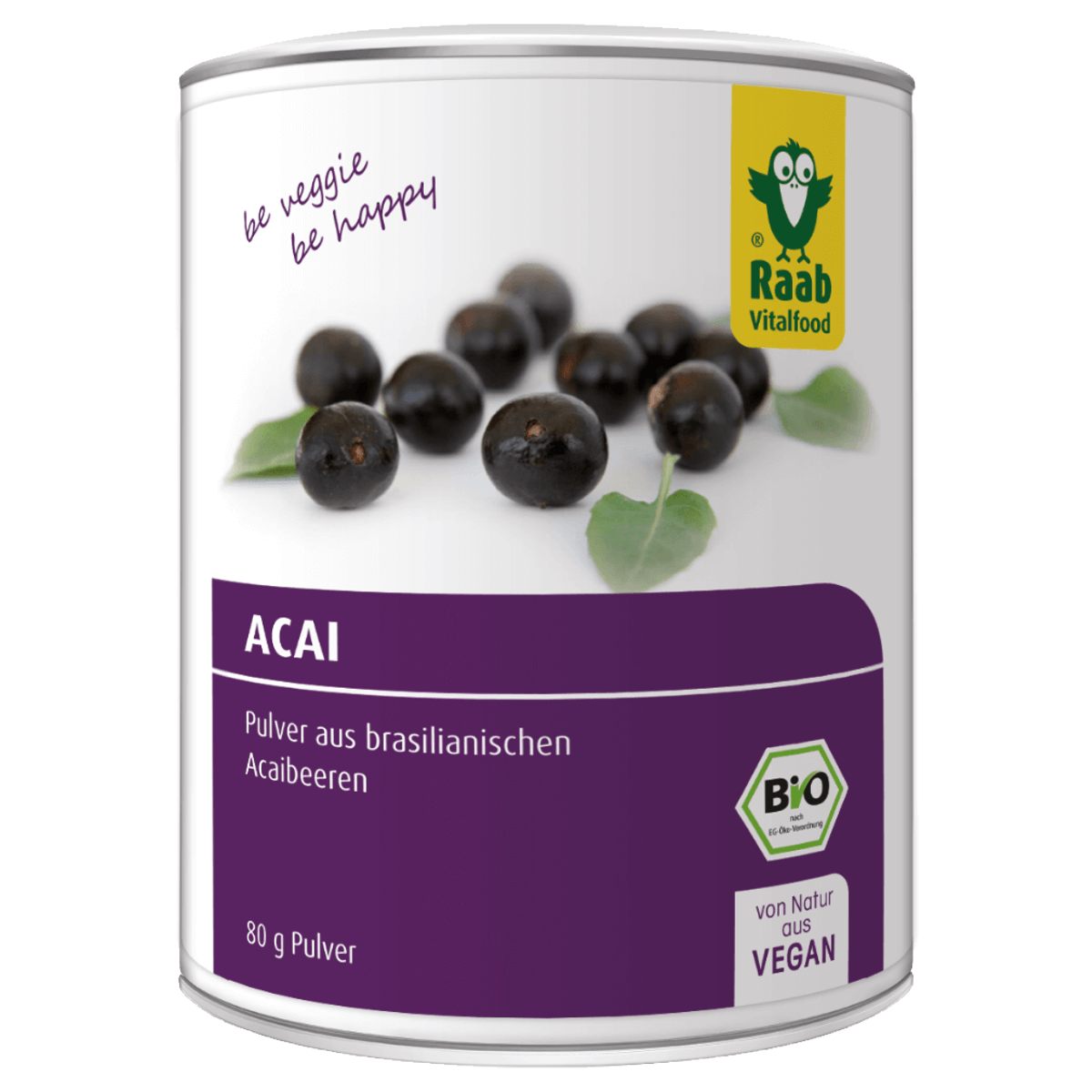 Raab Acai Pulver Bio Dose 80 g Raab Acai Pulver Bio Dose 80 g