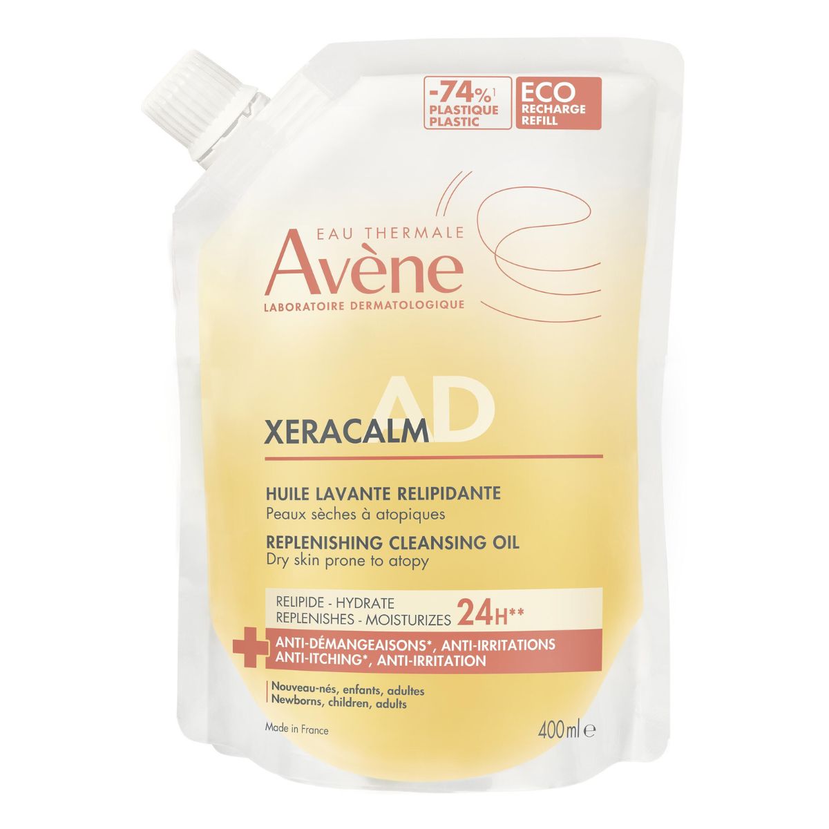 Avène XeraCalm A.D Reinigungsöl rückfettend Refill 400 ml