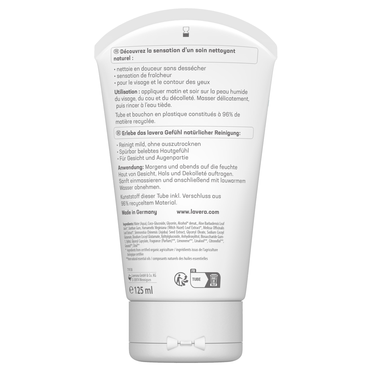Lavera Waschgel basis sensitiv Tube 125 ml Lavera Waschgel basis sensitiv Tube 125 ml