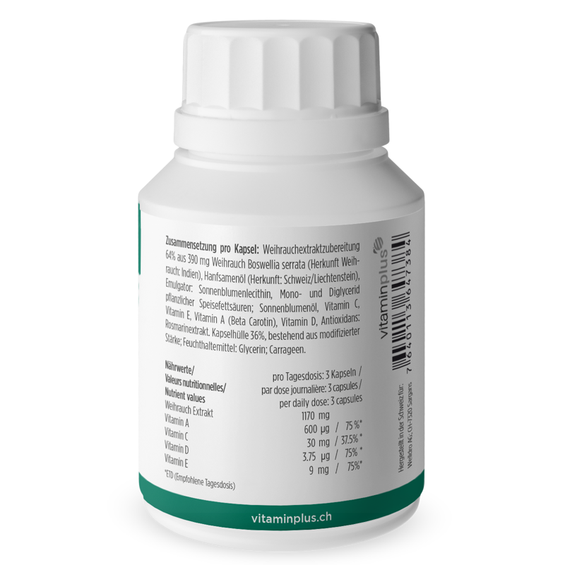 Vitaminplus Weihrauch Extrakt Kapseln 120 Stück Vitaminplus Weihrauch Extrakt Kapseln 120 Stück