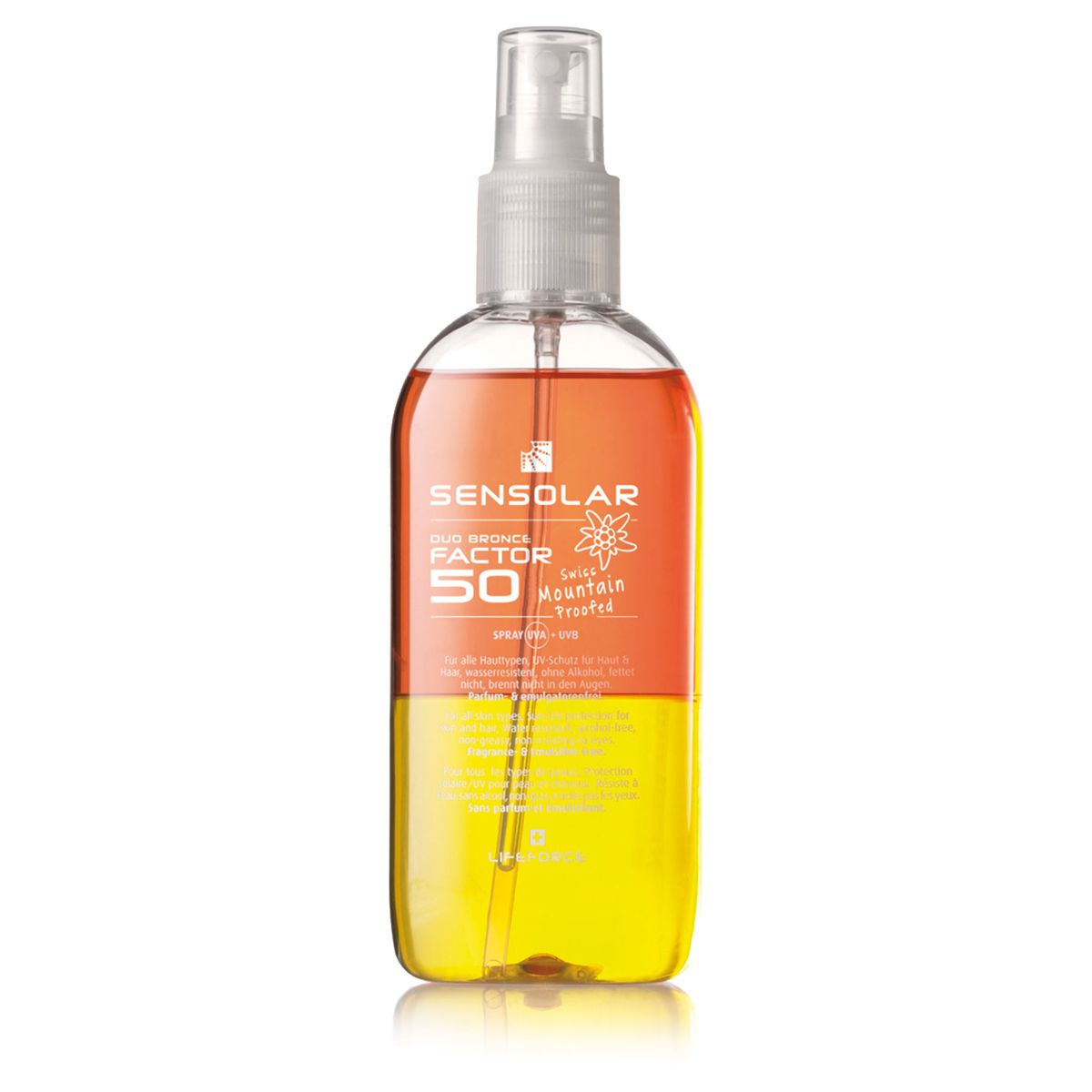 Sensolar Sonnenspray ohne Emulgator LSF 50 200 ml Sensolar Sonnenspray ohne Emulgator LSF 50 200 ml