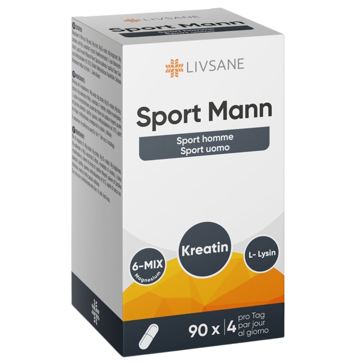 Livsane Sport Mann Kapseln 90 Stück